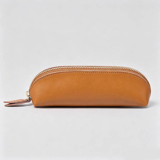 Vintage Style Leather Pencil Case