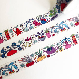 Fun and Colorful Garden Plants Washi Tape | Natalie Andrewson (CA)