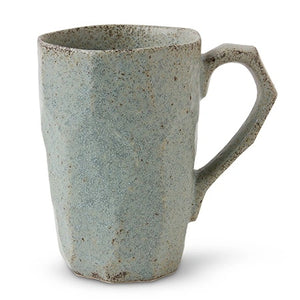 Tall Ceramic Boulder Mugs | Grey | (Japan)