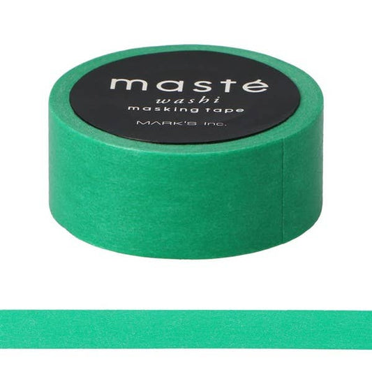 Masté Washi Masking Tape | Green | Mark's Inc (Japan)