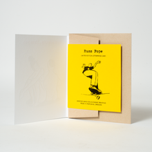 Load image into Gallery viewer, One and Only Unicycle Letterpress Card | Russ Pope
