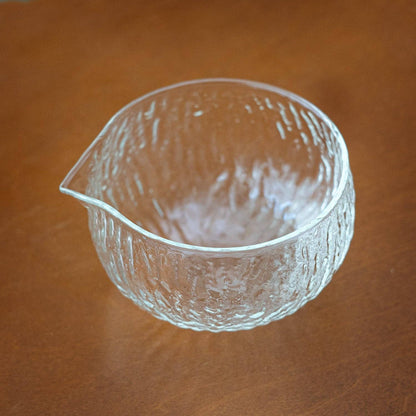 Glass Matcha Bowl with Pour Spout