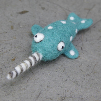 DIY Needle Felting Kit – Narwhal | Woolbuddy (CA)