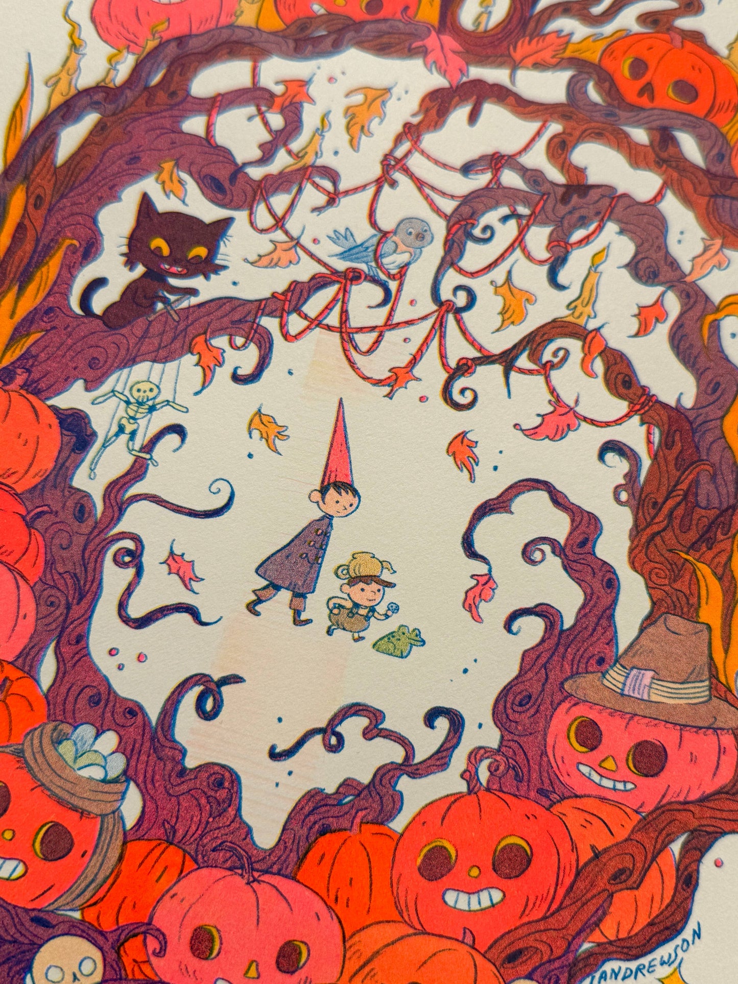 Ain’t That Just The Way Small | Over The Garden Wall tribute Riso Print | Natalie Andrewson (CA)
