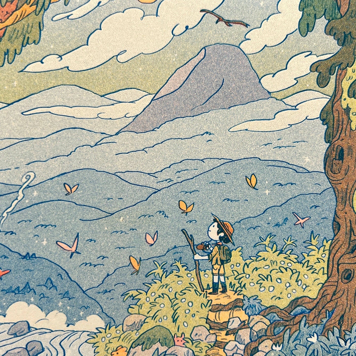 Mountain Dreams Risograph Print | Natalie Andrewson (CA)