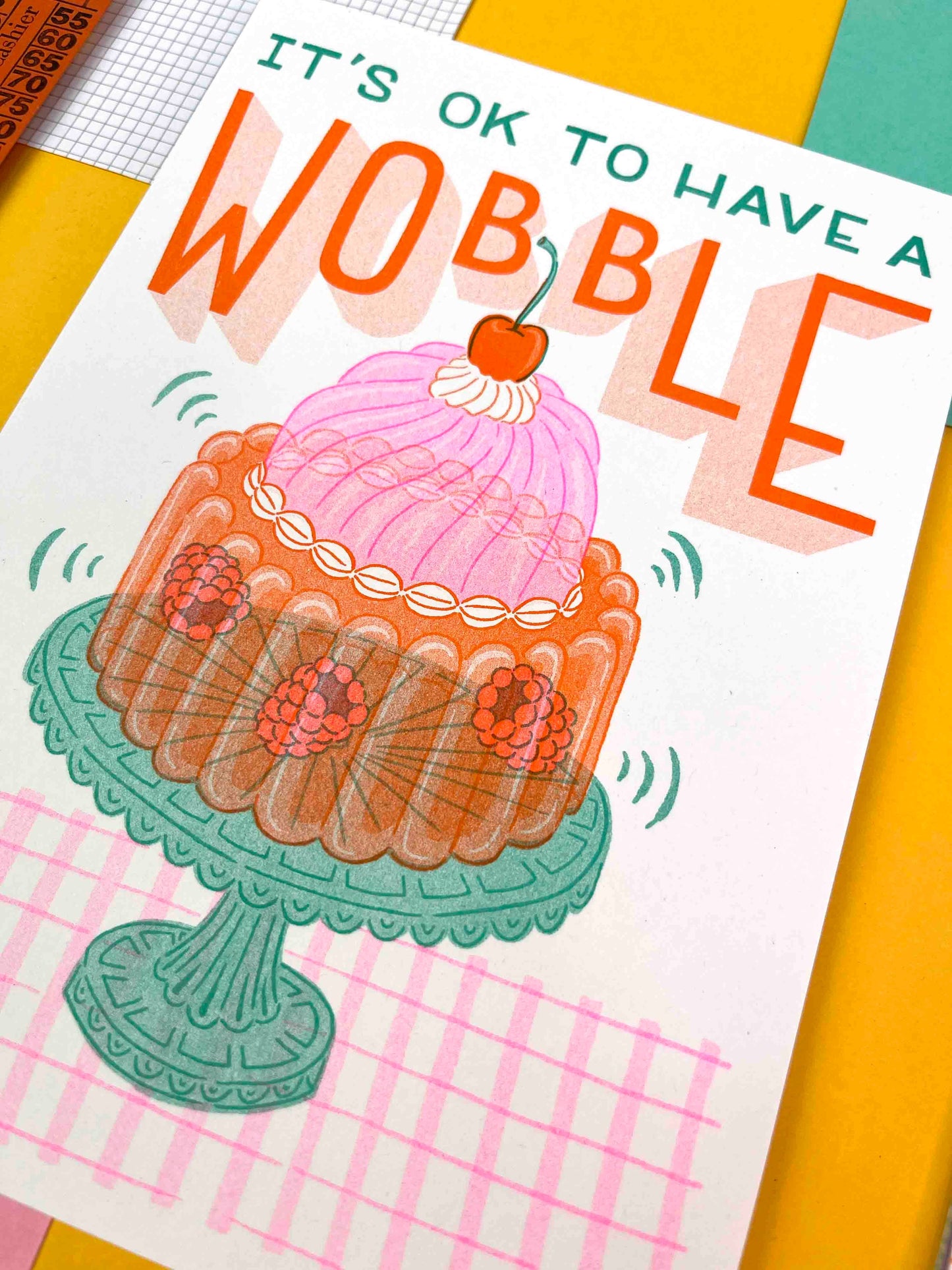 A5 Jelly Risograph Print | Jacqueline Colley (UK)