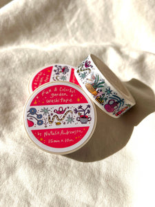 Fun and Colorful Garden Plants Washi Tape | Natalie Andrewson (CA)