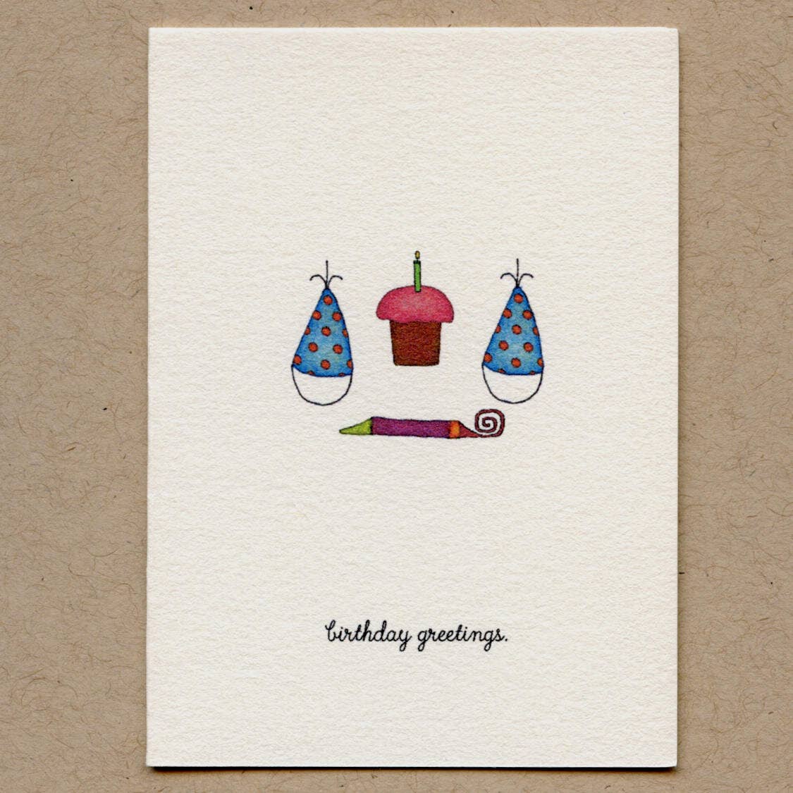 Birthday Greetings Greeting Card | Beth Mueller (VT)