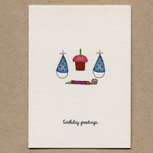 Birthday Greetings Greeting Card | Beth Mueller (VT)