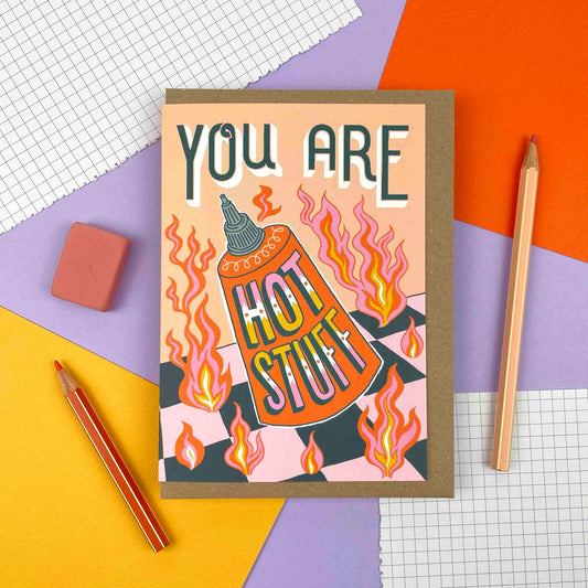 Hot Stuff, Spicy Sauce Card | Jacqueline Colley (UK)