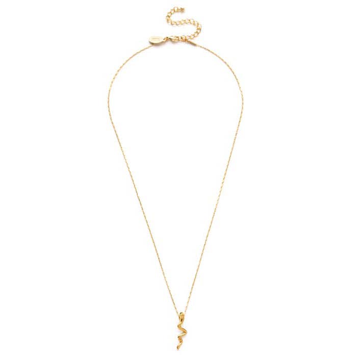 Tiny Gold Serpent Necklace | Amano Studio (CA)