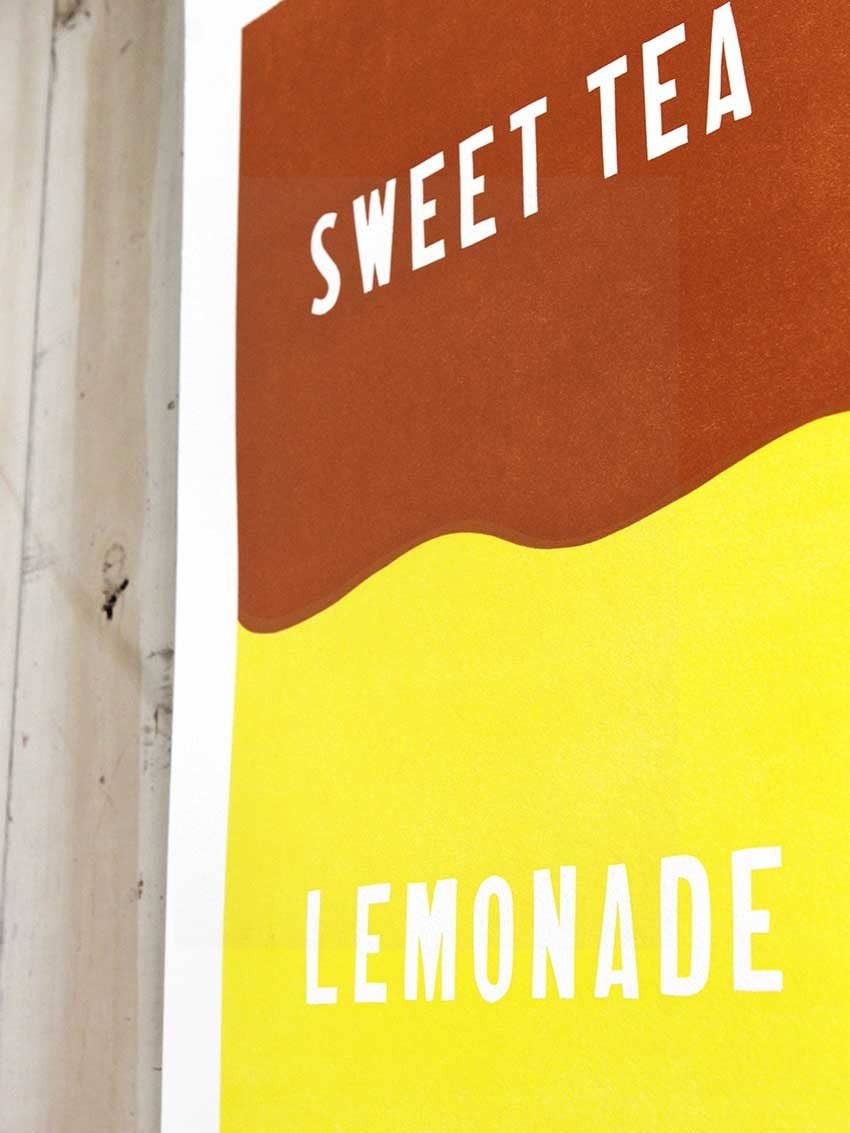 Half & Half Letterpress Print | Old Try (WV)
