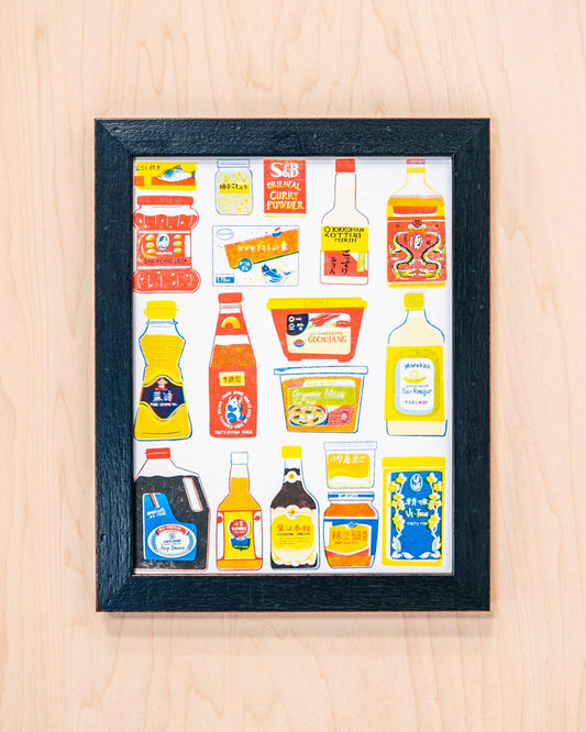 Asian Pantry Risograph Print | Christina Hu (CA)