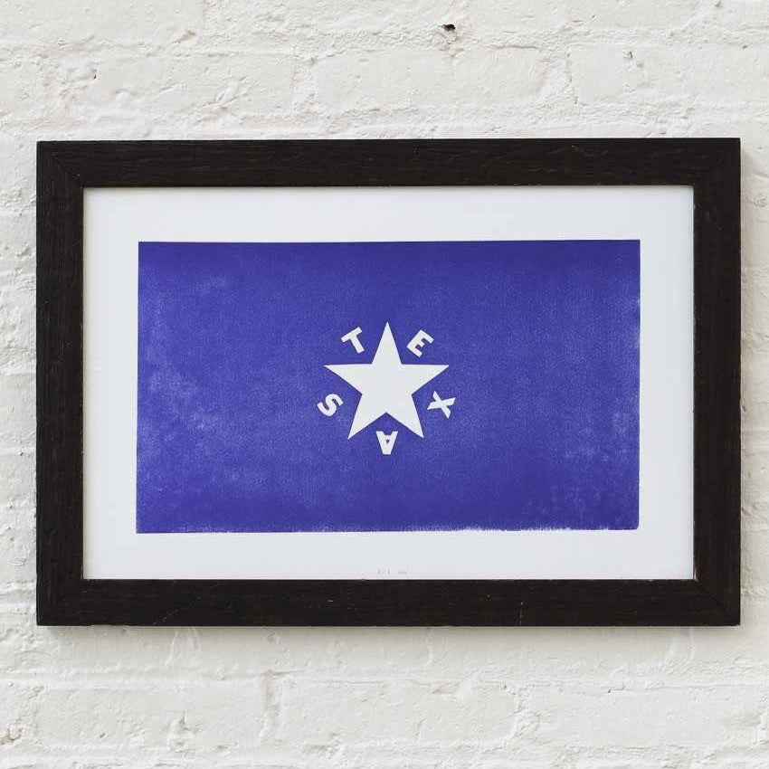 Texas, 1836 Letterpress Print | Old Try (WV)