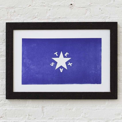Texas, 1836 Letterpress Print | Old Try (WV)