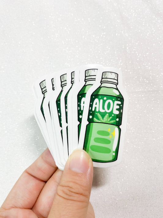 Aloe Vera Drink Vinyl Sticker | SimplyMKO (TX)
