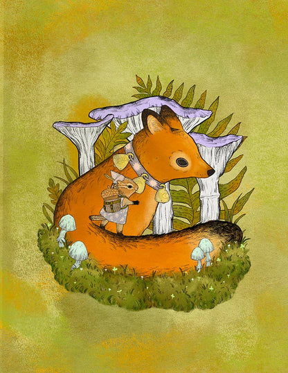 Forest Friends Art Print | Marika Paz (OR)