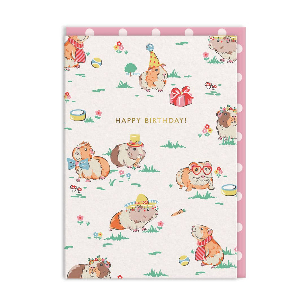 Guinea Pig Happy Birthday Greeting Card | Cath Kidston (UK)