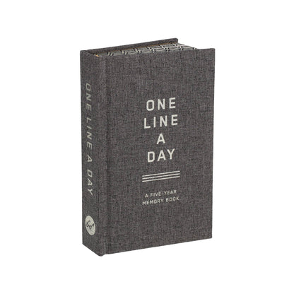 Canvas One Line a Day | Charcoal | Chronicle Books (CA)