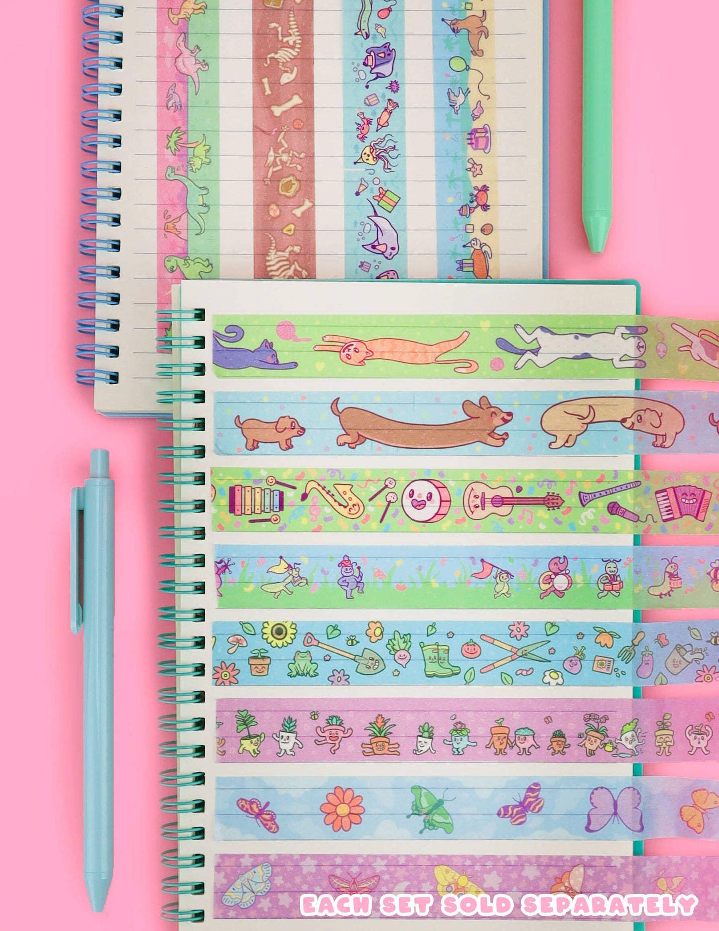 Instruments and Bug Band Washi Tape Box Set | Turtle's Soup (AZ)