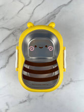 Load image into Gallery viewer, Honey Bee Bento Lunch Box with Stainless Steel Interior Lining (Japan)

