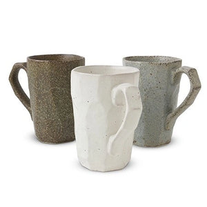 Ceramic Boulder Tall Mugs (Japan)