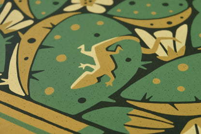 Nopal Bloom Screenprint | Limited Edition | DKNG Studios (CA)