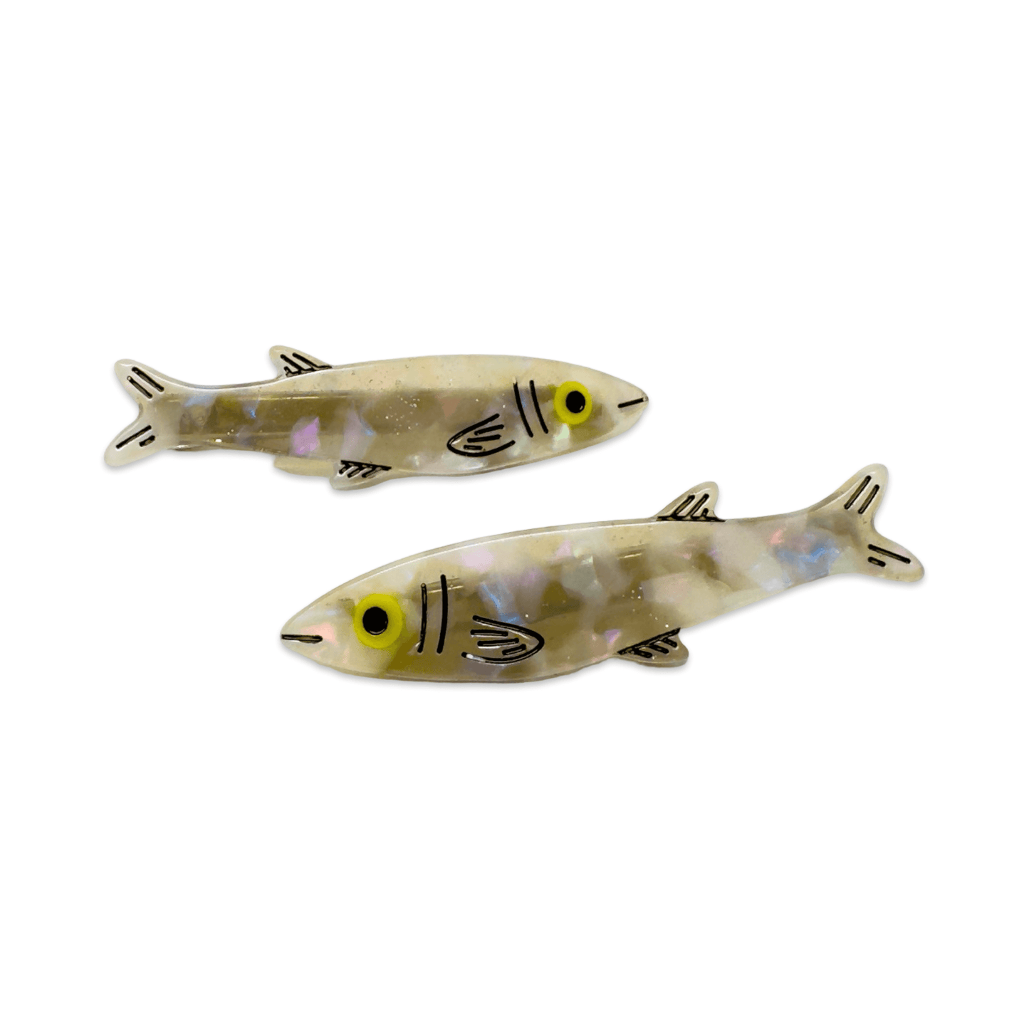 Sardine Alligator Hair Clip Set | Jenny Lemmons (CA)