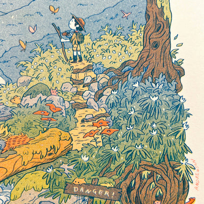 Mountain Dreams Risograph Print | Natalie Andrewson (CA)