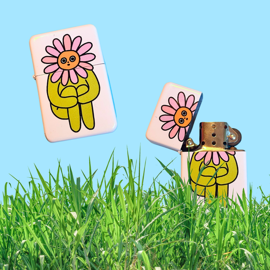 Flower Boy Refillable Lighter | The Peach Fuzz (CA)