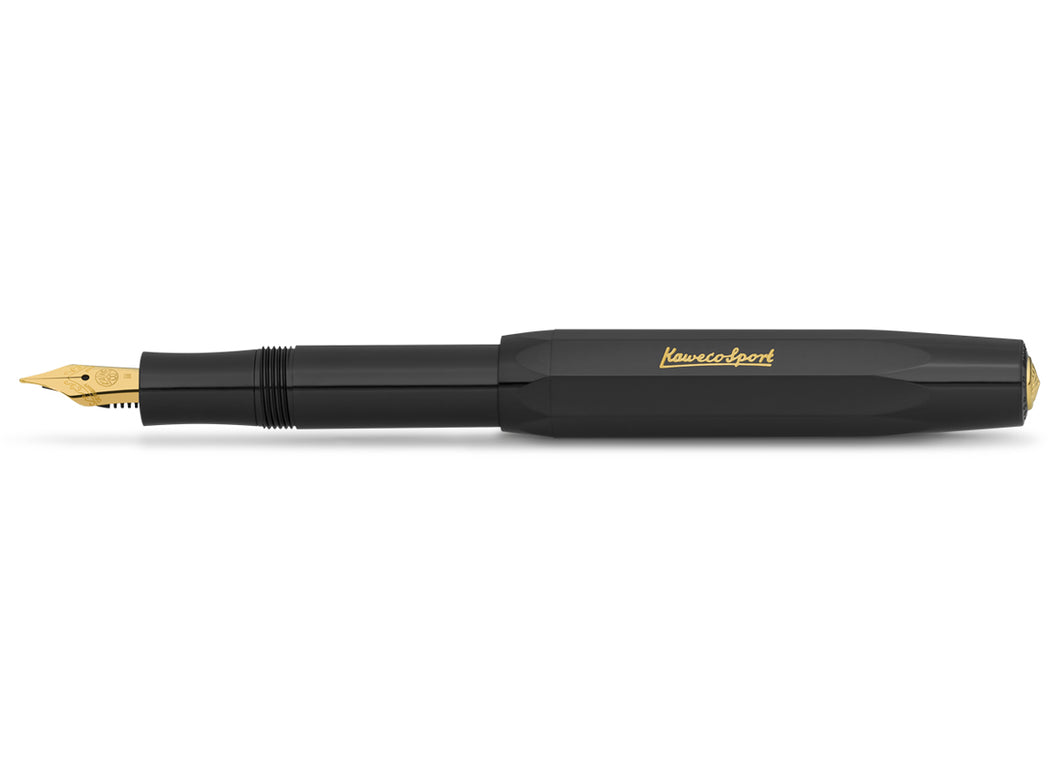 CLASSIC SPORT fountain pen | Black | Kaweco (Germany)