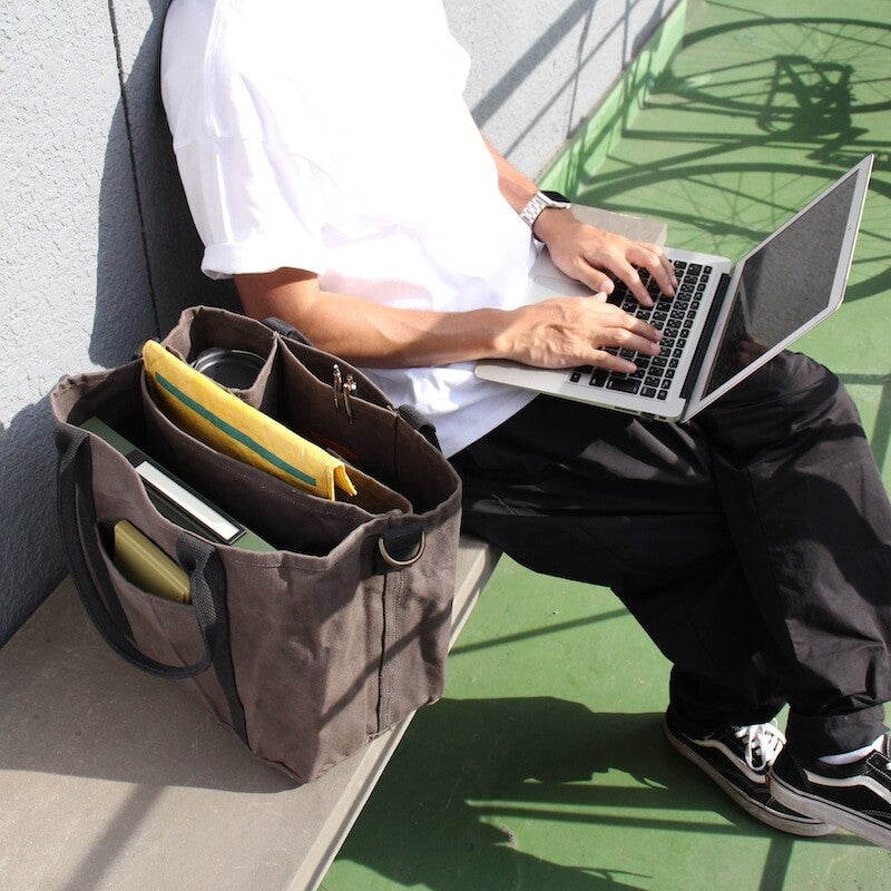 Dulton Utility Tote Bag | Olive | Florex Inc. (Japan)