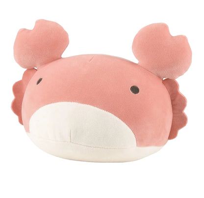 Marshmallow Aquamie Crab Plush Cushion | Liv Heart (Japan)