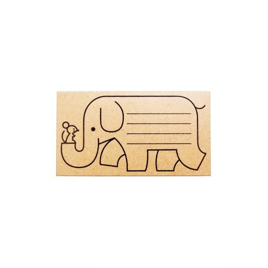Message Rubber Stamp | Elephant | Shunsuke Satake x SANBY (Japan)