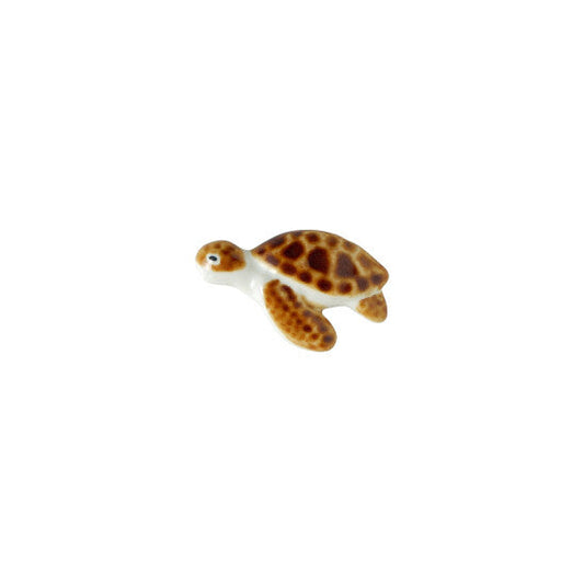 Ceramic Sea Turtle Brooch | Japan