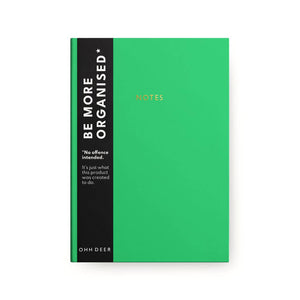 True Green A5 Flexibound Notebook | Ohh Deer (UK)