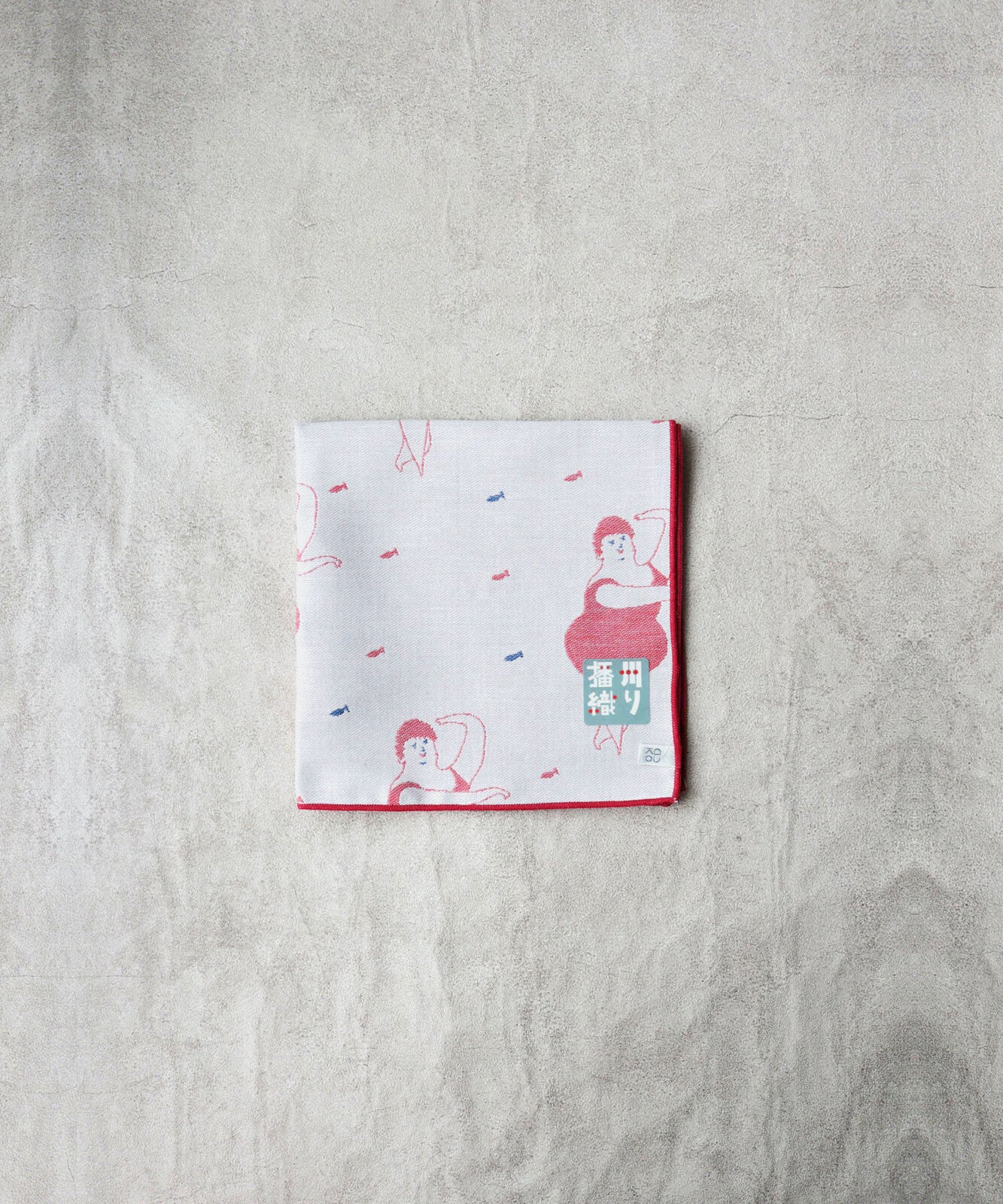 Swimmer Banshu-Ori Handkerchief | Kivisdou (Japan)