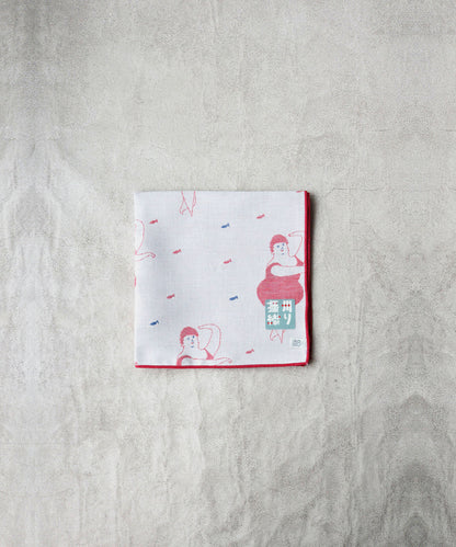 Swimmer Banshu-Ori Handkerchief | Kivisdou (Japan)