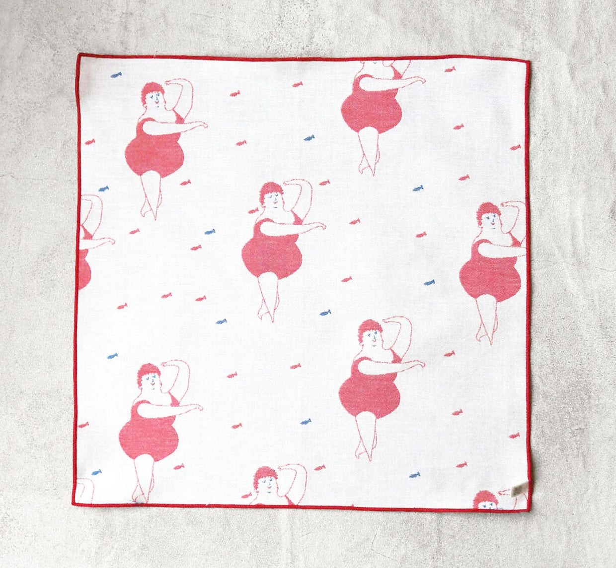 Swimmer Banshu-Ori Handkerchief | Kivisdou (Japan)