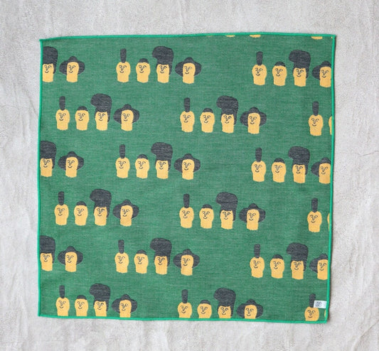Hair Family Banshu-Ori Handkerchief | Kivisdou (Japan)