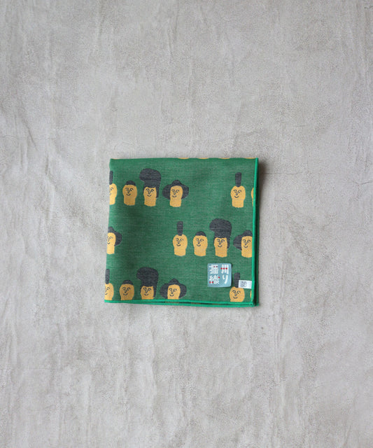 Hair Family Banshu-Ori Handkerchief | Kivisdou (Japan)