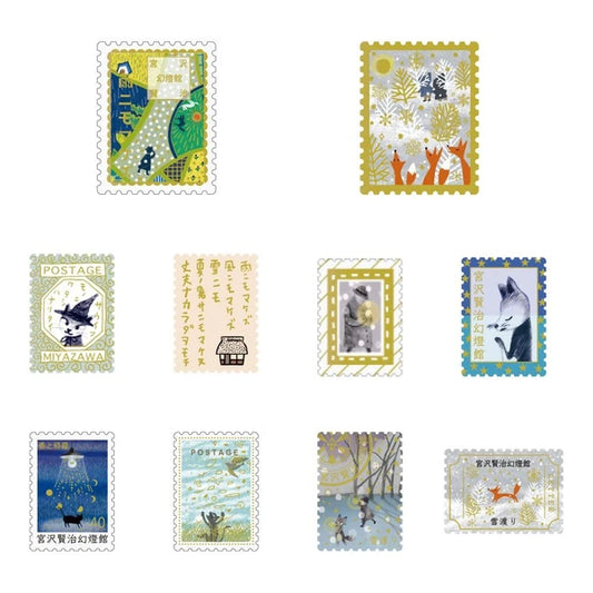 Kenji Miyazawa Kirapika Flake Stickers Set | Shinzi Katoh (Japan)