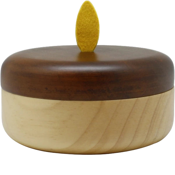 Wooden Accessory Case with Mirror | Ihana (Japan)
