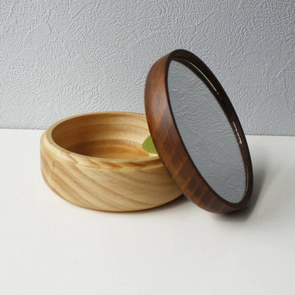 Wooden Accessory Case with Mirror | Ihana (Japan)