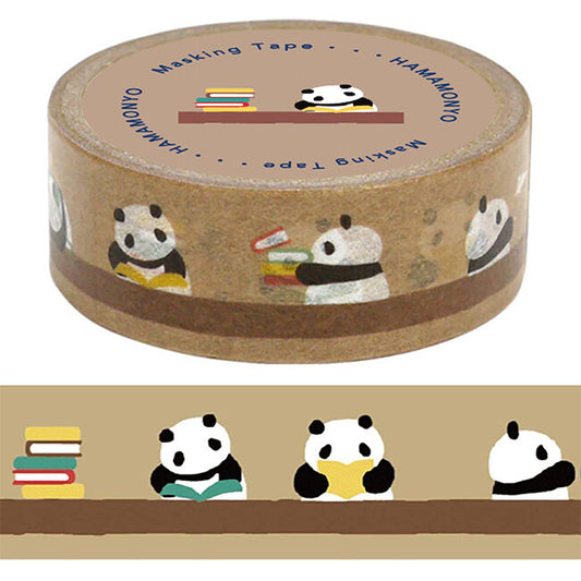 Panda Library Washi Tape | Hamamonyo (Japan)