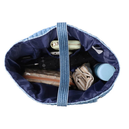 Textured Denim Tote Bag (Japan)