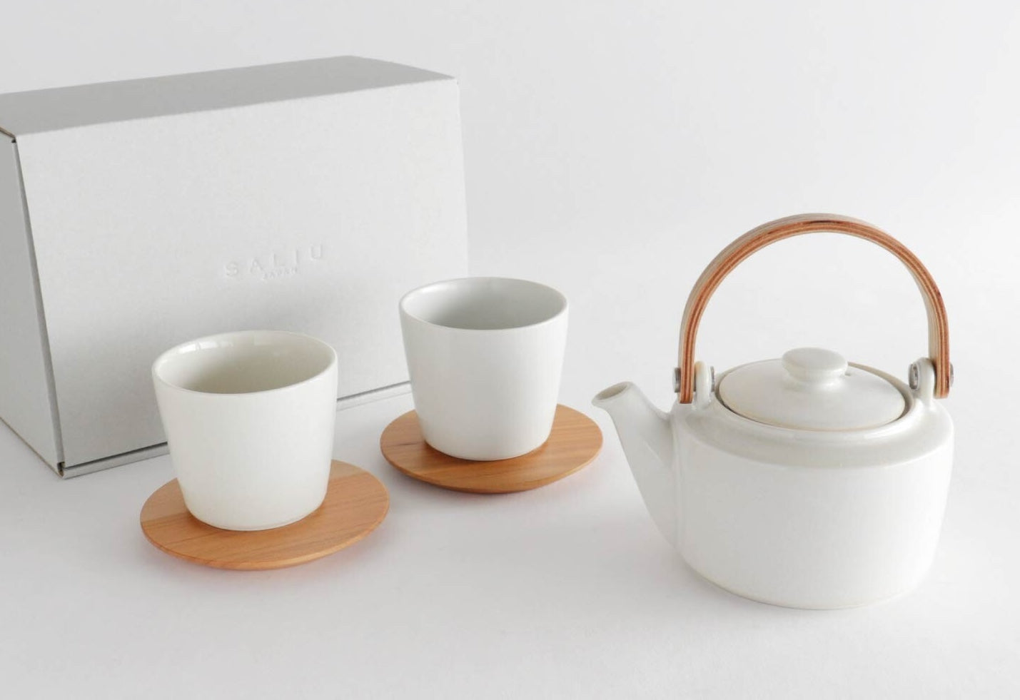 Sho Seires Porcelain Teapot Set | Saliu (Japan)