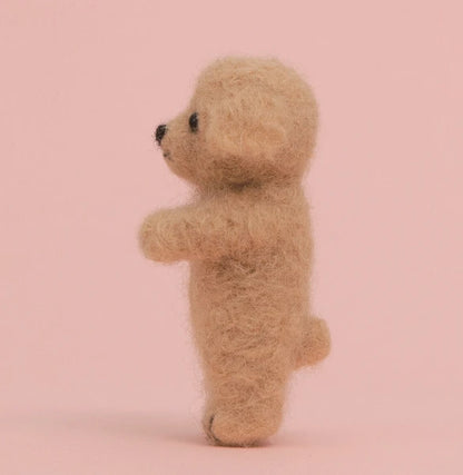Needle Felting Kit | Baby Poodle| Hamanaka (Japan)