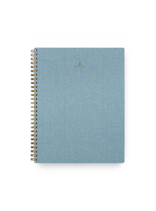 The Notebook (Lined) | Chambray Blue |  Appointed (DC)