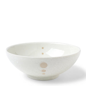Satin White & Dots Bowl (Japan)